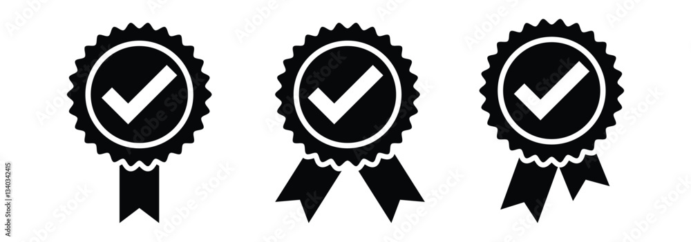 Social media and Profile Verified badge icon. Check and Approved, Accept, Instagram verified badge icon. vector illustration. eps 888. Social media and Profile Verified badge icon. Check and Approved, Accept, Instagram verified badge icon. vector illustration. eps 888.