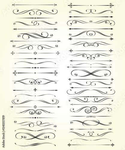 5459.eps   calligraphic design elements and page decoration