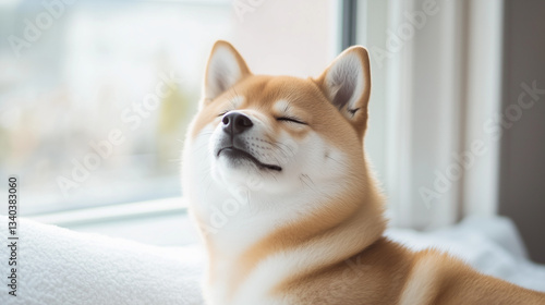 Serene Shiba Inu: a beautif...