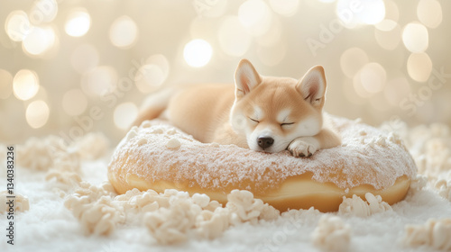 Dreamy Pup's Sweet Slumber:...