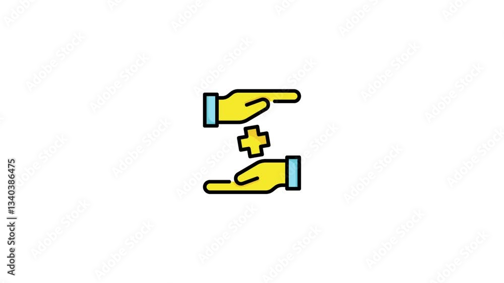 healthcare medical concept icon animation video loop healthcare medical concept icon animation video loop
