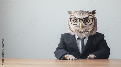 Wise Owl in a Suit: A uniqu...