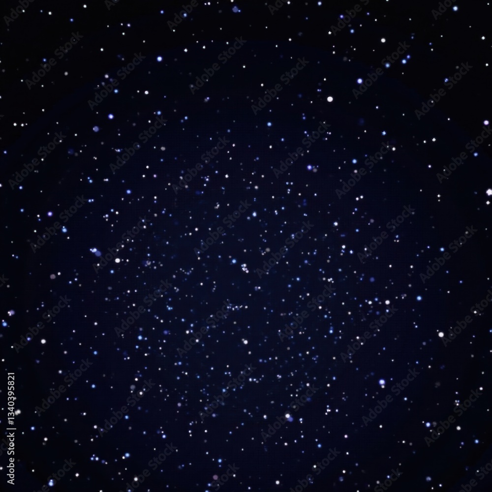 Fototapeta premium starry night sky with sparkling stars on black background, nebula, galaxy