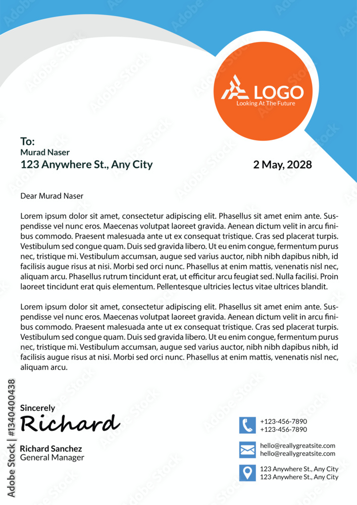 Letterhead Design for Professional Business Communication and Branding Letterhead Design for Professional Business Communication and Branding