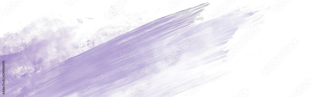 Obraz premium Elegant pastel lavender strokes create a soft and calming atmosphere in a serene art composition