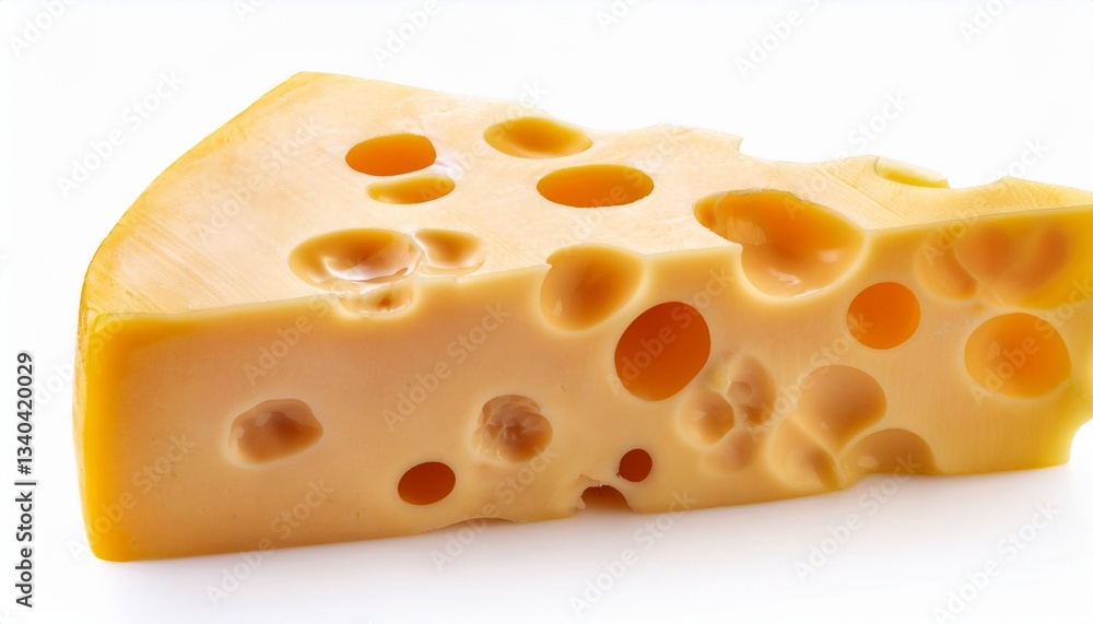 piece of cheese isolated on a white background piece of cheese isolated on a white background