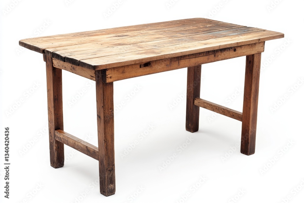 Rustic wooden table isolated on white background (1) Rustic wooden table isolated on white background (1)