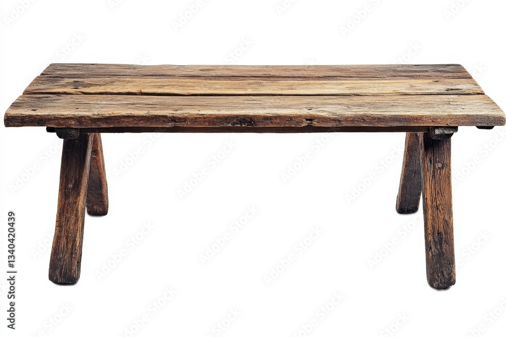 Rustic wooden table, empty, studio shot, simple backdrop Rustic wooden table, empty, studio shot, simple backdrop