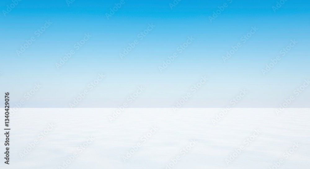 Serene Winter Landscape Expansive White Snow Under a Clear Blue Sky Serene Winter Landscape Expansive White Snow Under a Clear Blue Sky