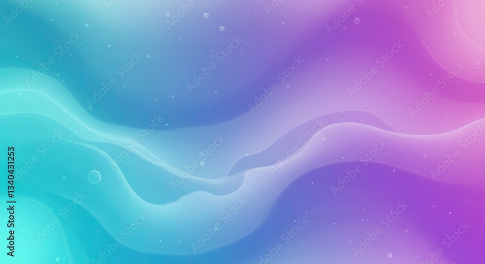Abstract Purple and Blue Gradient Background with Flowing Waves and Bubbles Abstract Purple and Blue Gradient Background with Flowing Waves and Bubbles