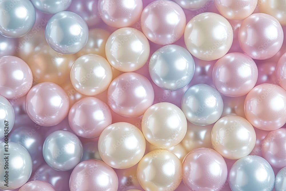 Delicate Pastel Pearls Delicate Pastel Pearls