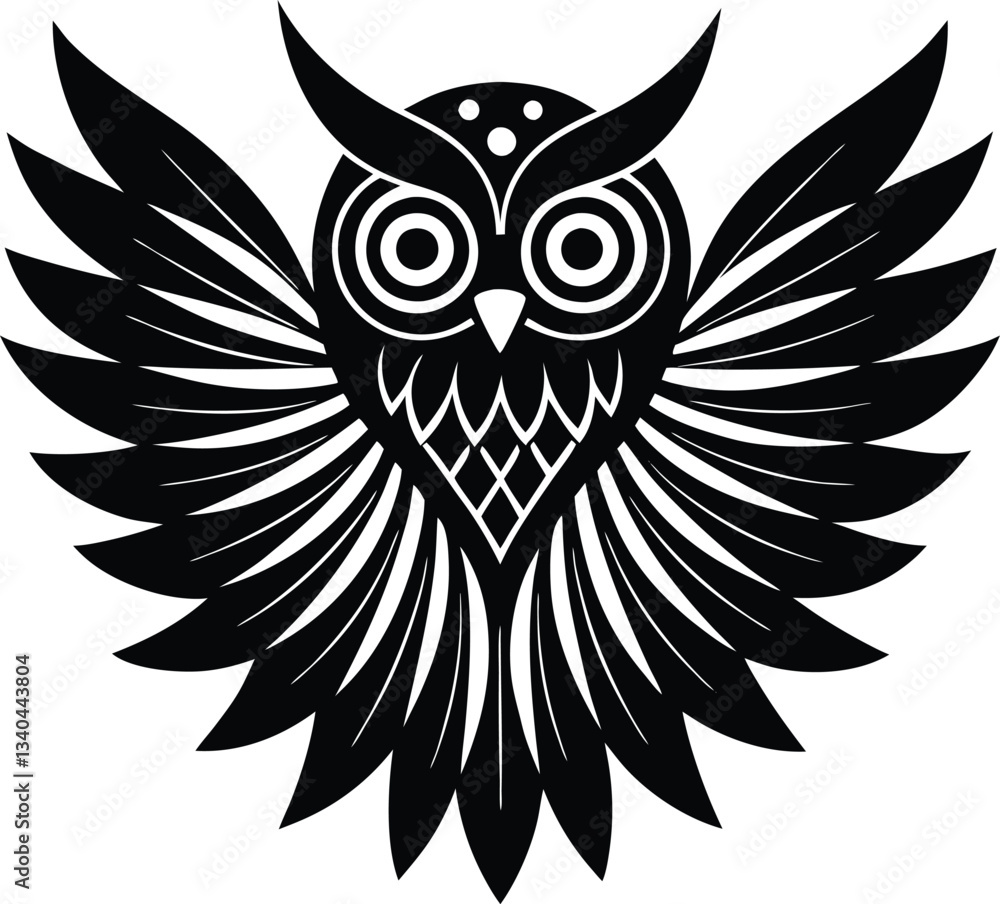 Obraz premium eagle tattoo vector