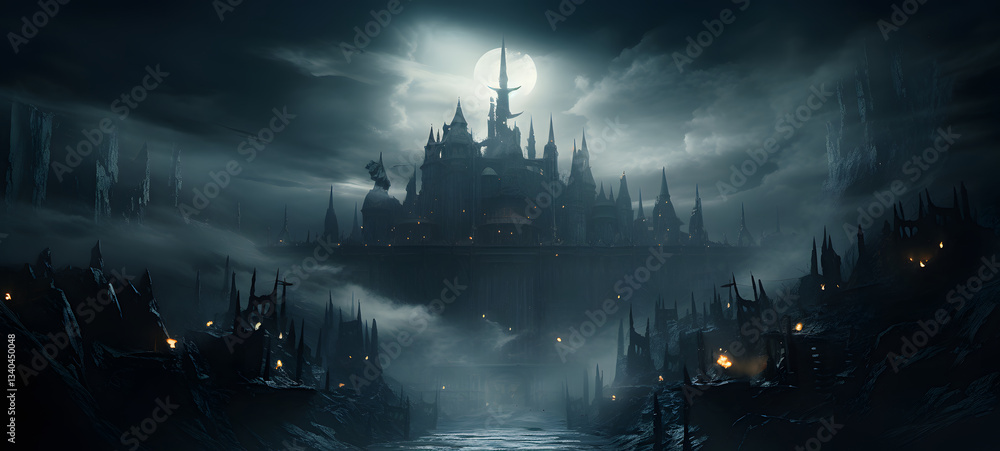Fototapeta premium epic holy place battle, ai generative