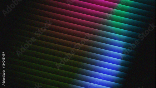 Colorful Fractal Glass Gradient Textures
