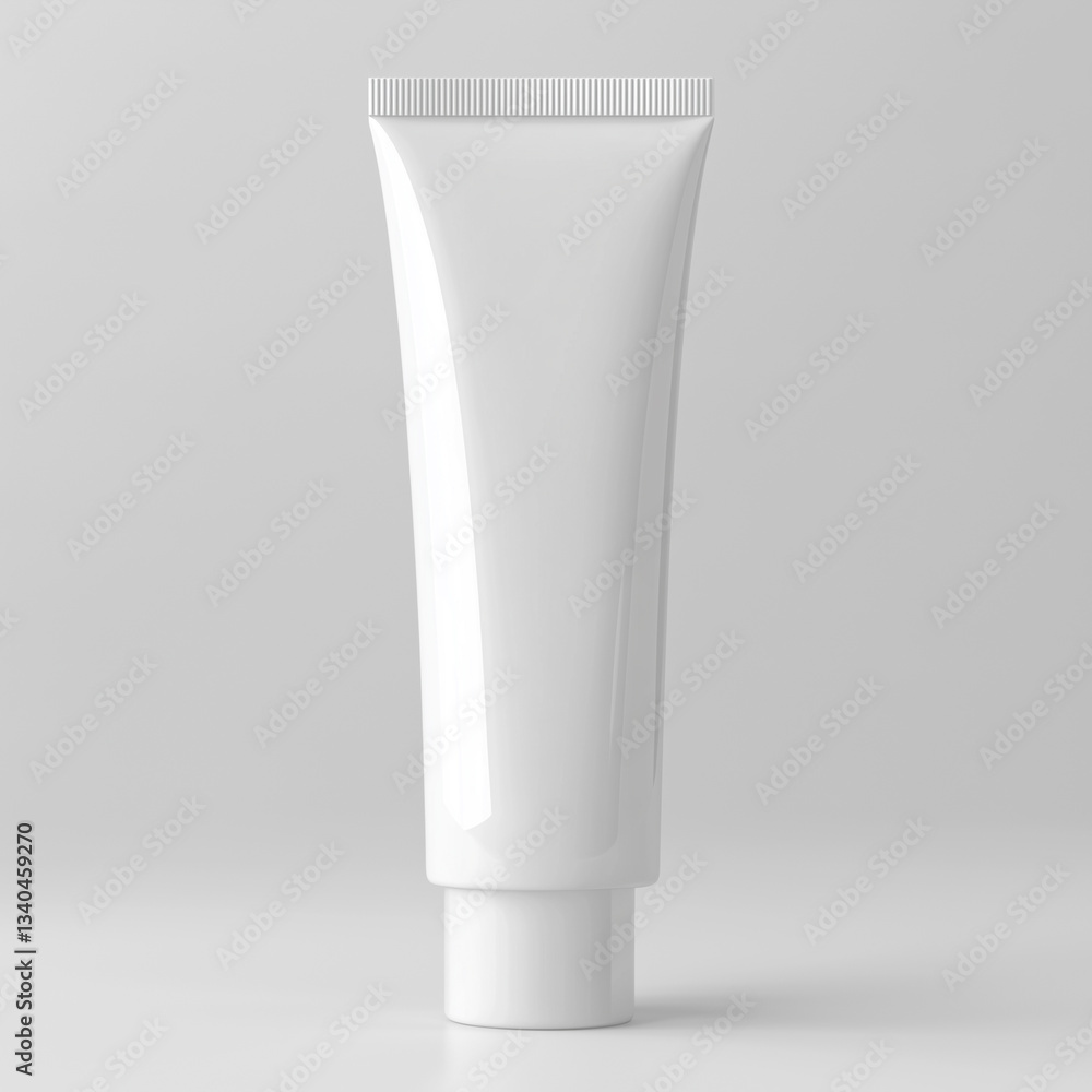 white tube isolated on white white tube isolated on white