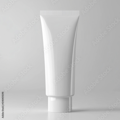 white tube isolated on white