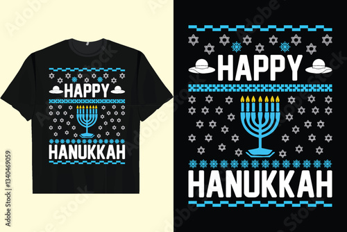 HAPPY HANUKKAH Men's Women's T-Shirt