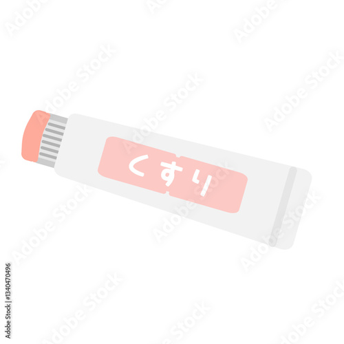 塗り薬　イラスト