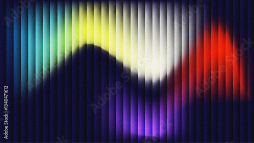 Colorful Fractal Glass Gradient Textures