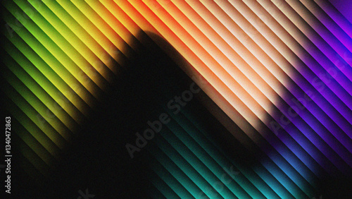 Colorful Fractal Glass Gradient Textures