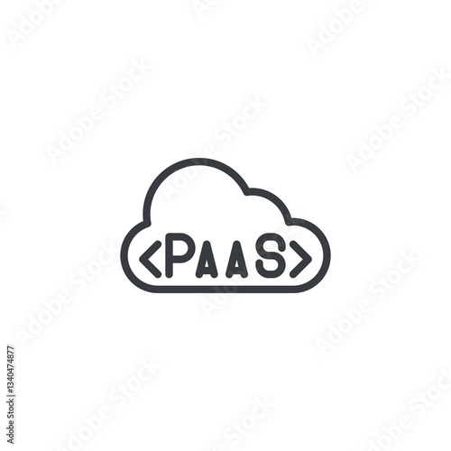 PaaS line icon