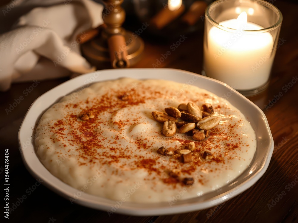 Creamy Rice Pudding with Nuts and Spices Creamy Rice Pudding with Nuts and Spices