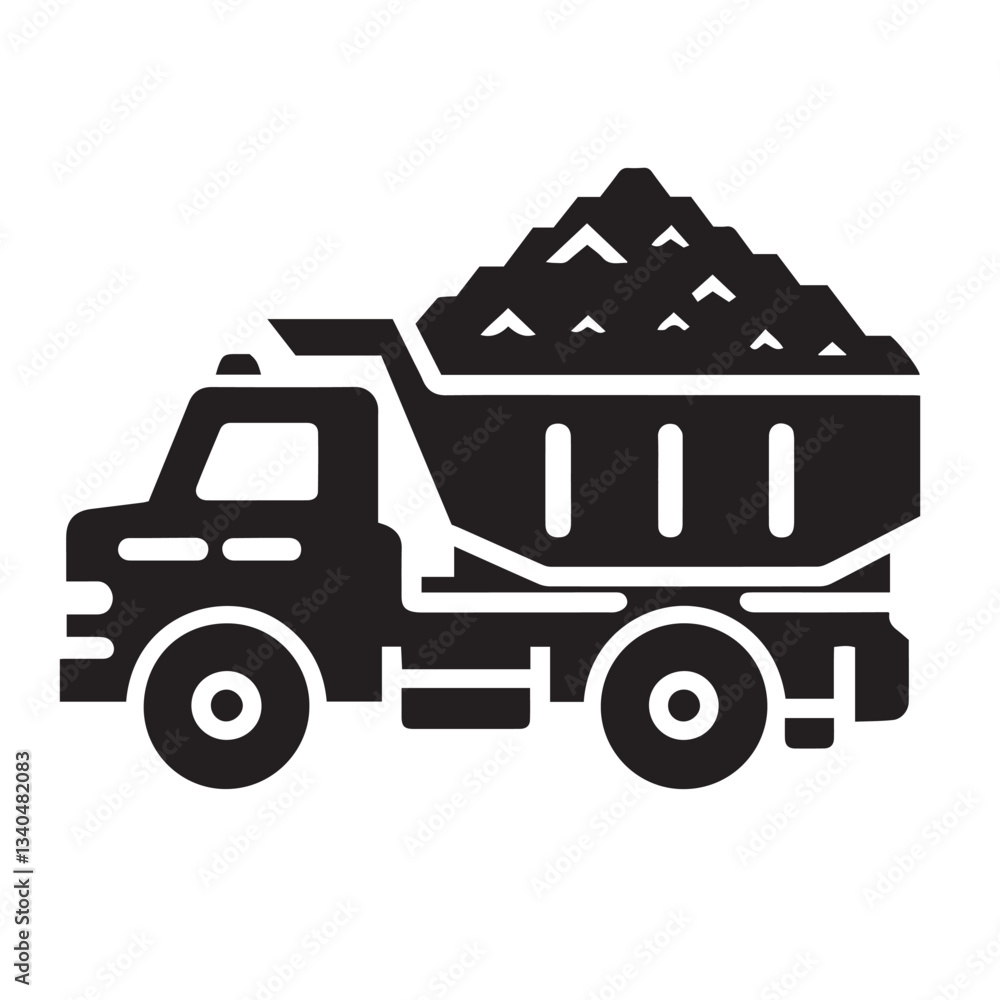 Truck vector silhouette. Truck logo, icon, symbol. Truck vector silhouette. Truck logo, icon, symbol.