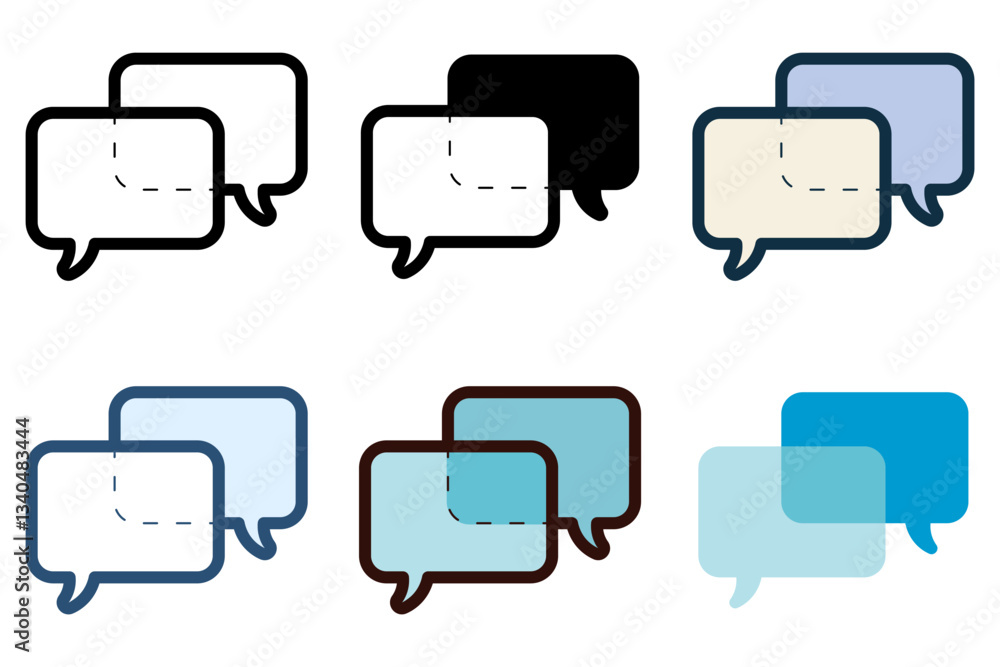 communication speech bubbles icon vector illustration communication speech bubbles icon vector illustration
