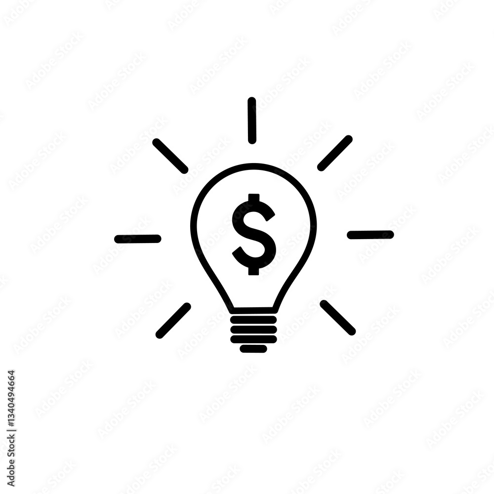 light bulb idea. illustration of successful ideas, illustration of light bulb and dollar. light bulb idea. illustration of successful ideas, illustration of light bulb and dollar.