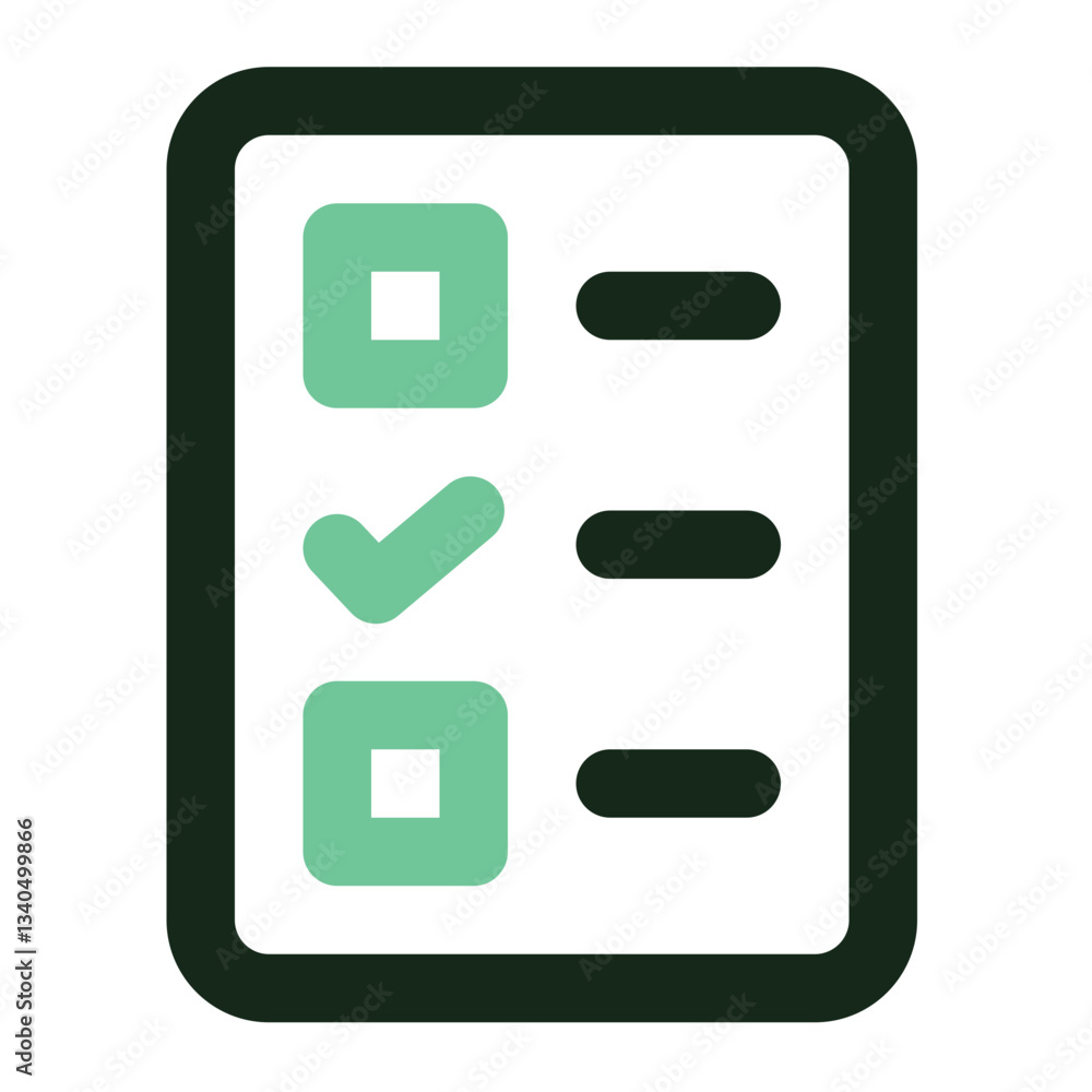 planning icon for illustration