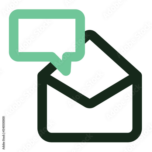 correspondence icon for illustration