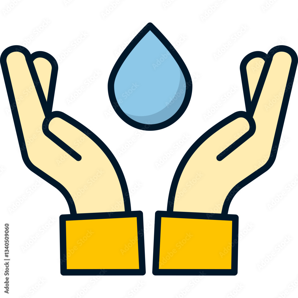 Obraz premium Water Conservation Icon