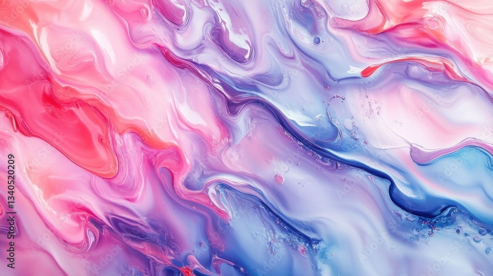 Fototapeta premium Abstract Colorful Paint Splashes Background with Copy Space