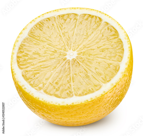Lemon, fresh lemon fruit with clipping path