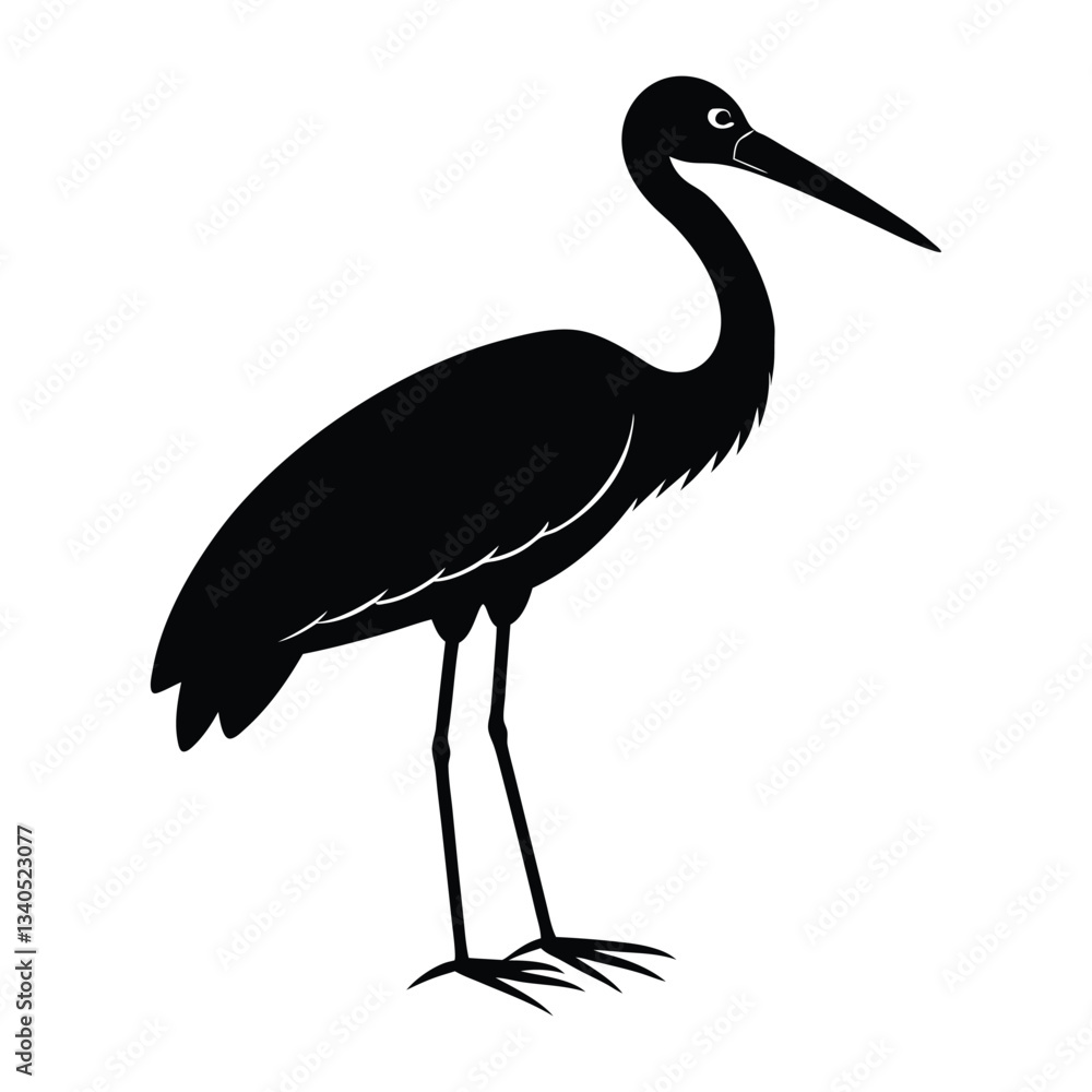 Obraz premium heron on the beach