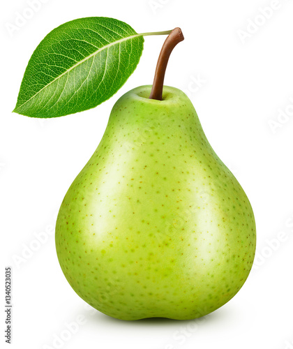 Pear isolated on white background clipping path
