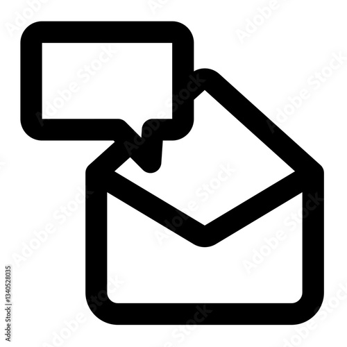 correspondence icon for illustration