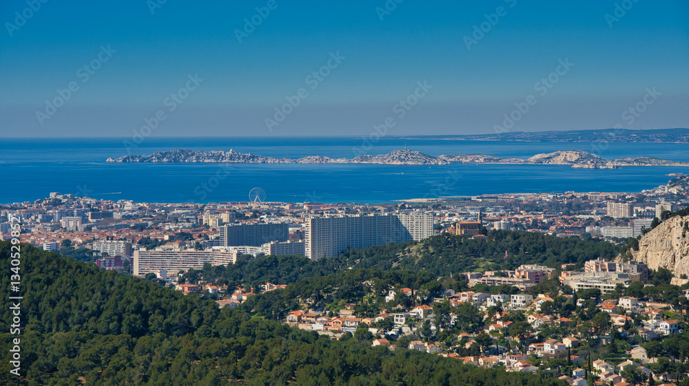 Blick auf Marseillel Blick auf Marseillel