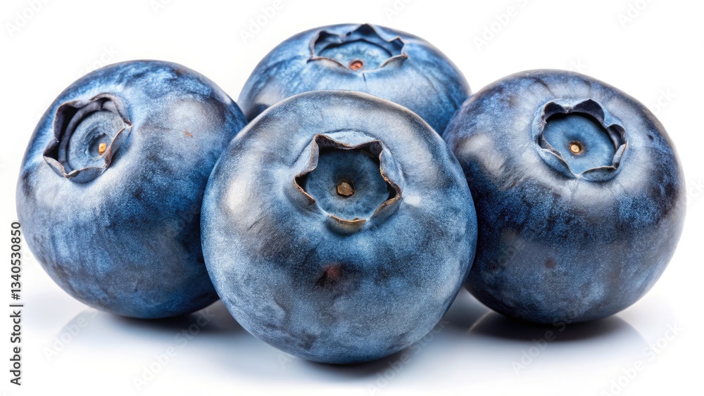 Obraz premium Macro Photography Blueberries, Closeup Blueberry Images, High-Resolution Blueberry Photos, Food Photography Blueberries, Isolated Blueberries Background