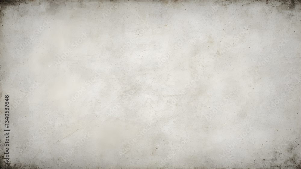 Fototapeta premium Empty concrete wall background with grunge texture and vignette