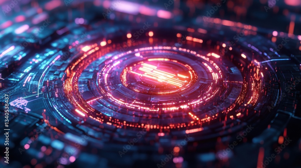 Cyber security data privacy and protection and defense concept. digital lock with data circle. Generative AI. Cyber security data privacy and protection and defense concept. digital lock with data circle. Generative AI.