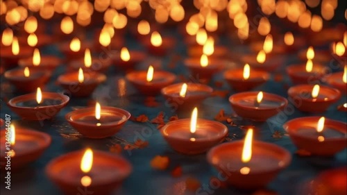 Wallpaper Mural Holiday composition for happy celebrate Diwali, abstract vivid composition consists of fictional unreal fantastic vision on background Torontodigital.ca