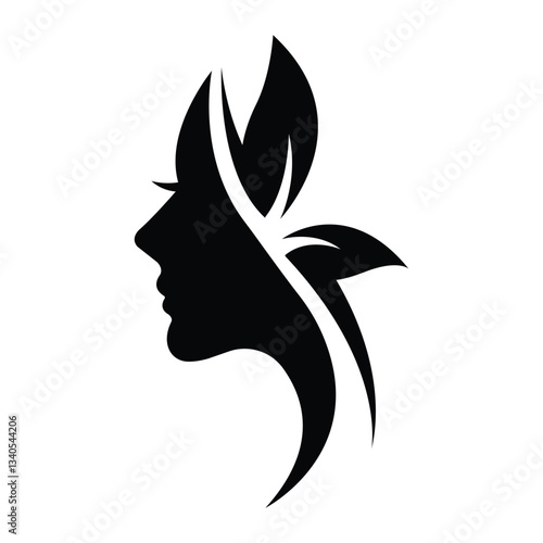 woman logo icon vector