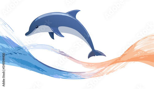 dolphin jumping in water