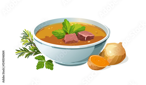 tomato soup with basil
