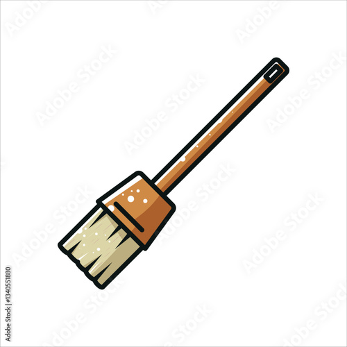 Vector Silicone Basting Brush for Cooking and BBQ