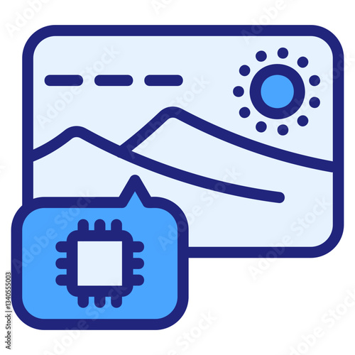 Image blue icon