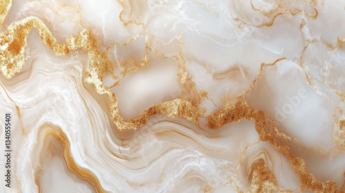 Marble with golden texture background vector illustration in height resolution