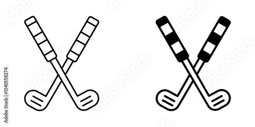 Golf Icon – Sports, Recreation, and Outdoor Game Symbol