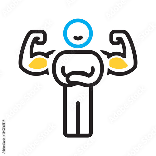 Vector multi color icon for Confidence